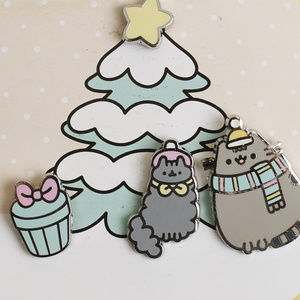 New in bag Pusheen cat Pin Set